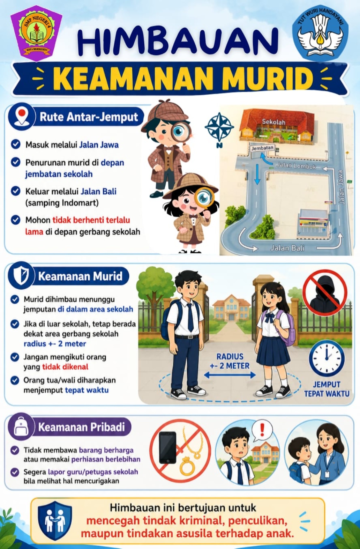 Himbauan Keamanan Murid