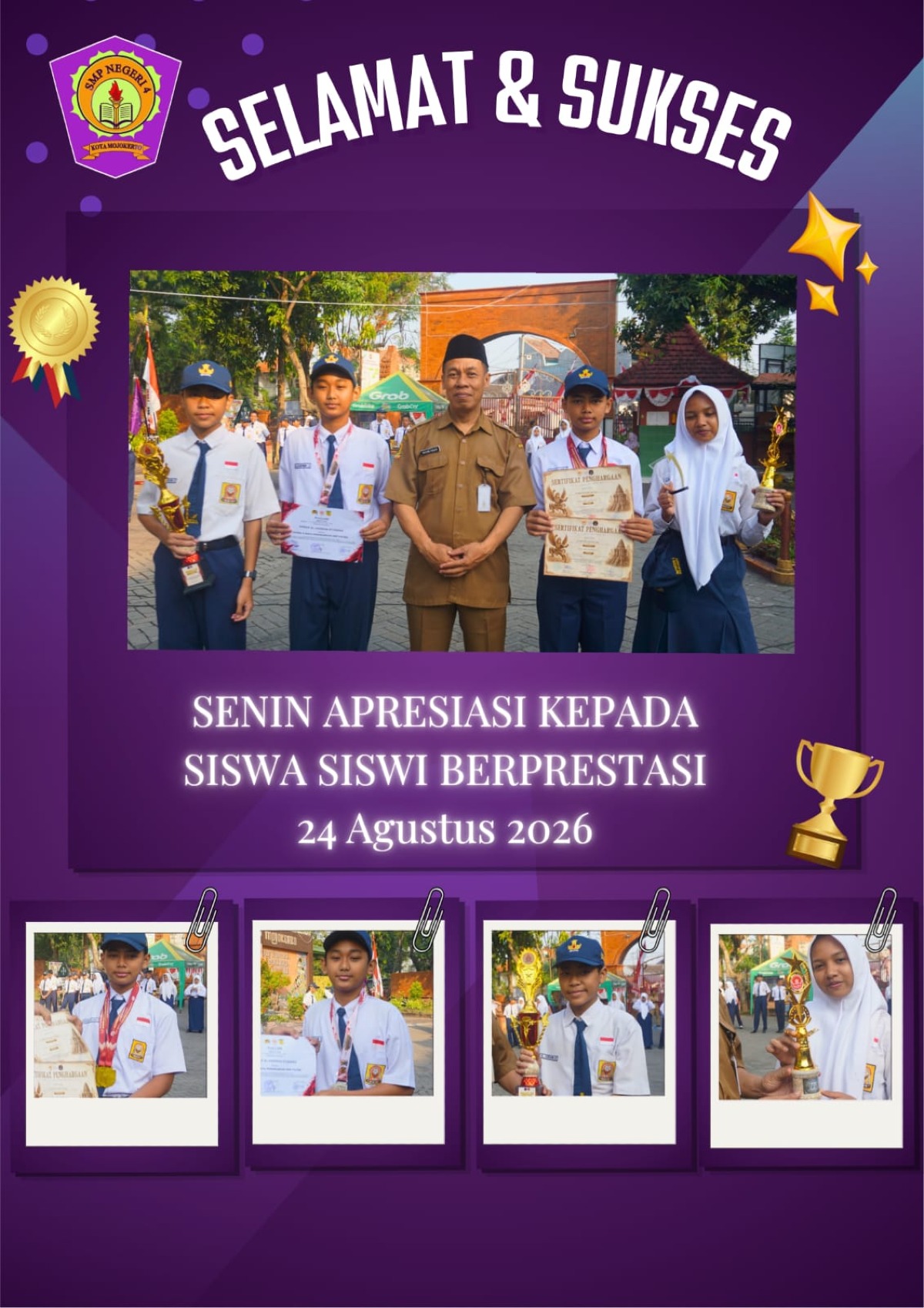 Prestasi Murid SMPN 4